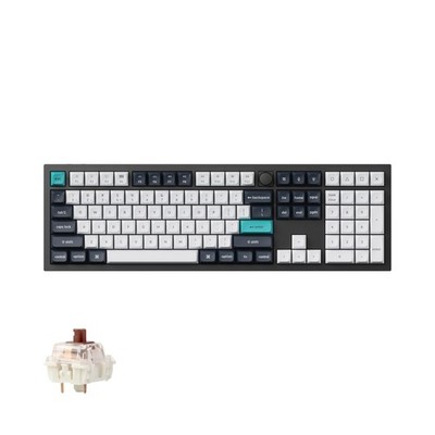 Keychron Q6 Max QMK/VIA Bluetooth Wireless /2.4 137 X 446mm, Brown Switch