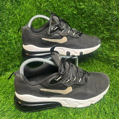 Nike Air Max 270 React Black Oil Grey Kids Sneakers BQ0103-009 Size 7Y