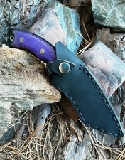 Original handforged 5160 fixedblade knife with sheath made in the USA