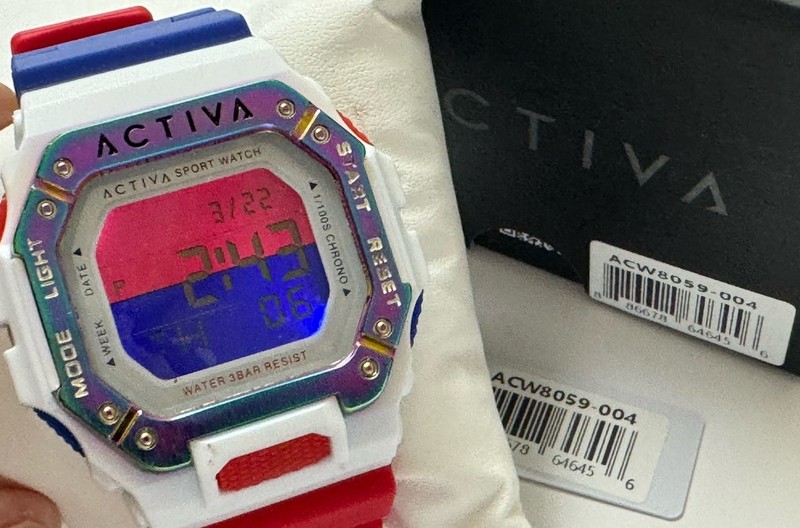 Activa Invicta Digital Chrono Men’s 44mm - New w/Orig Box #ACW8059004