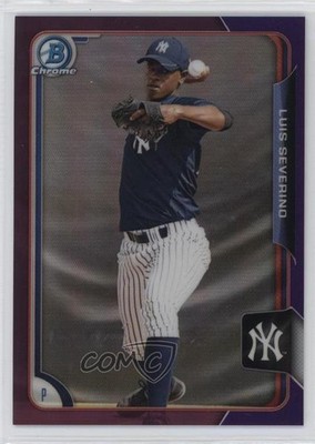 2015 Bowman Chrome Prospects Purple Refractor 66/250 Luis Severino #BCP125 4at