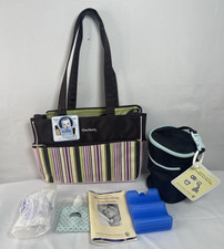 Gerber 4 in 1 Diaper Tote Pink Multi Bag NWT Travel Nursing Bag Accessories