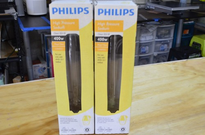 #ad 2X Philips C400s51 Alto Nc Hps High Pressure Lamp Ed18 Bulb Shape 400W $39.99