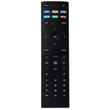 Vizio Remote Control XRT136 With Vudu/netflix/prime Video Hotkeys Black