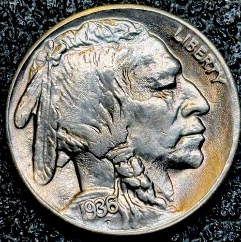 1936-S Buffalo Nickel - UNC