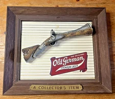 Vintage Old German Lager Beer 3D Gun Series Bar Sign Pilgrim Blunderbuss