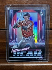2025 Topps Chrome Cosmic Coby Mayo Ultraviolet Beam #UB-3 RC Rookie Orioles