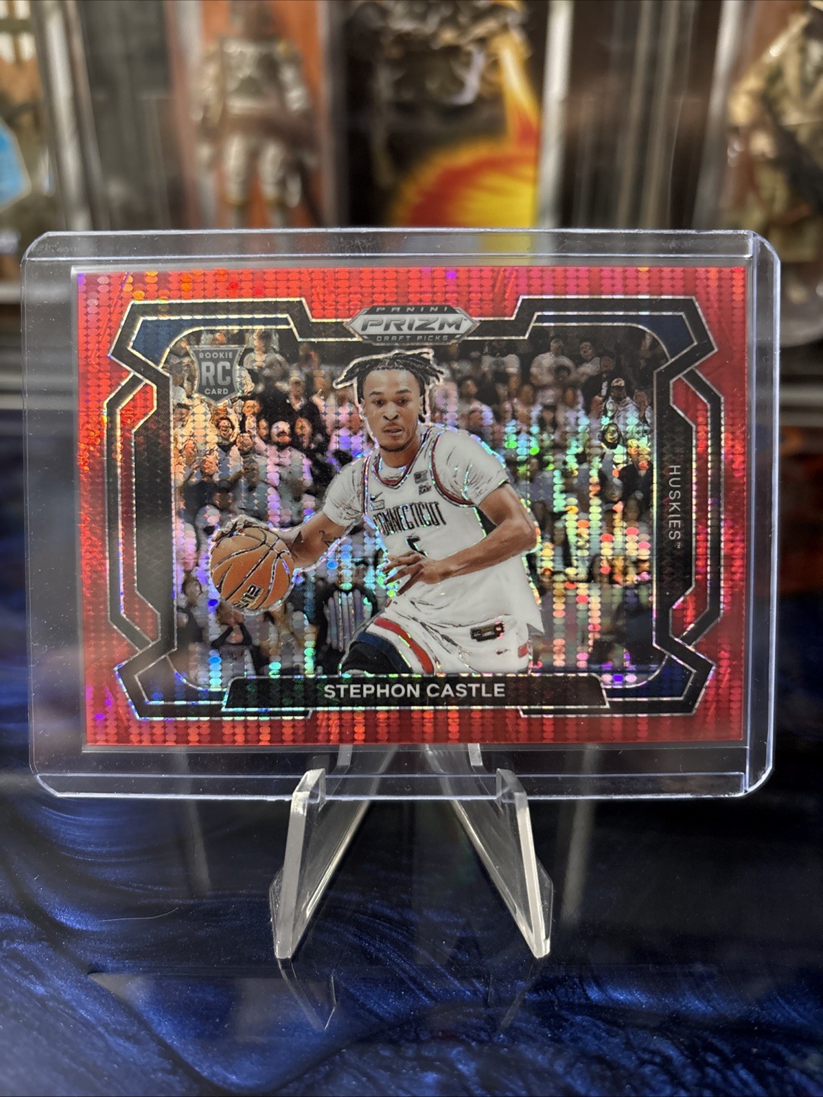 2024 Panini Prizm Draft Picks - Stephon Castle #17 Red Pulsar Prizm /299