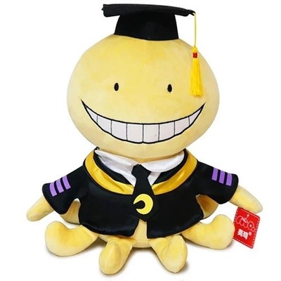 Koro Sensei Octopus Plush Doll Anime Assassination Classroom Stuffed Toy Kids 3D