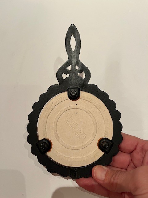 PHILMONT SCOUT RANCH Cimarron, NM trivet cast iron + ceramic