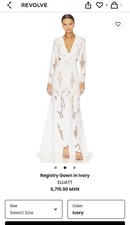 Women's Ladies Juniors Beautiful Wedding Dress Size Small Clean Lace Open Back