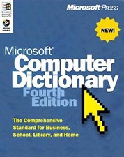 MICROSOFT PRESS COMPUTER DICTIONARY  Mint Condition 