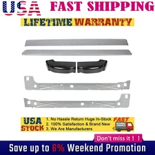 For 1999-07 Chevy Silverado 4DR EXT Cab Inner &Outer Rocker Panels w/Cab Corners