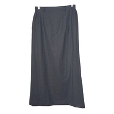 Vtg Talbots Wool Pencil Maxi Skirt USA Made Classic Office Minimalist Old Money