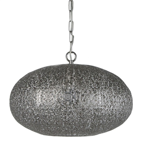 Pendelleuchte HäNgelampe Metall Ø 39 Cm H: Max. 1,2 M Verstellbar E27 Esszimmer-image