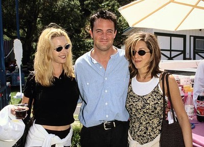 Lisa Kudrow Matthew Perry and Jennifer Aniston Celebrity Film Old Photo