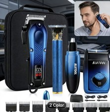 2pcs/4pcs Professional Hair Clippers For Men | 4-In-1 Beard Trimmer, Nose Hair