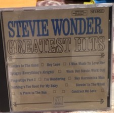 Stevie Wonder Greatest Hits CD Soul Motown 1986 Jewel Case English 1980s