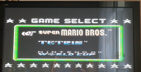 Nintendo NES Spiel 3 in 1 Modul Super Mario Bros. Tetris World Cup - l&auml;uft!