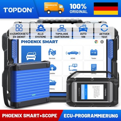 TOPDON Phoenix Smart & Scope KfZ-Diagnosegerät Online Codierung Programmierung