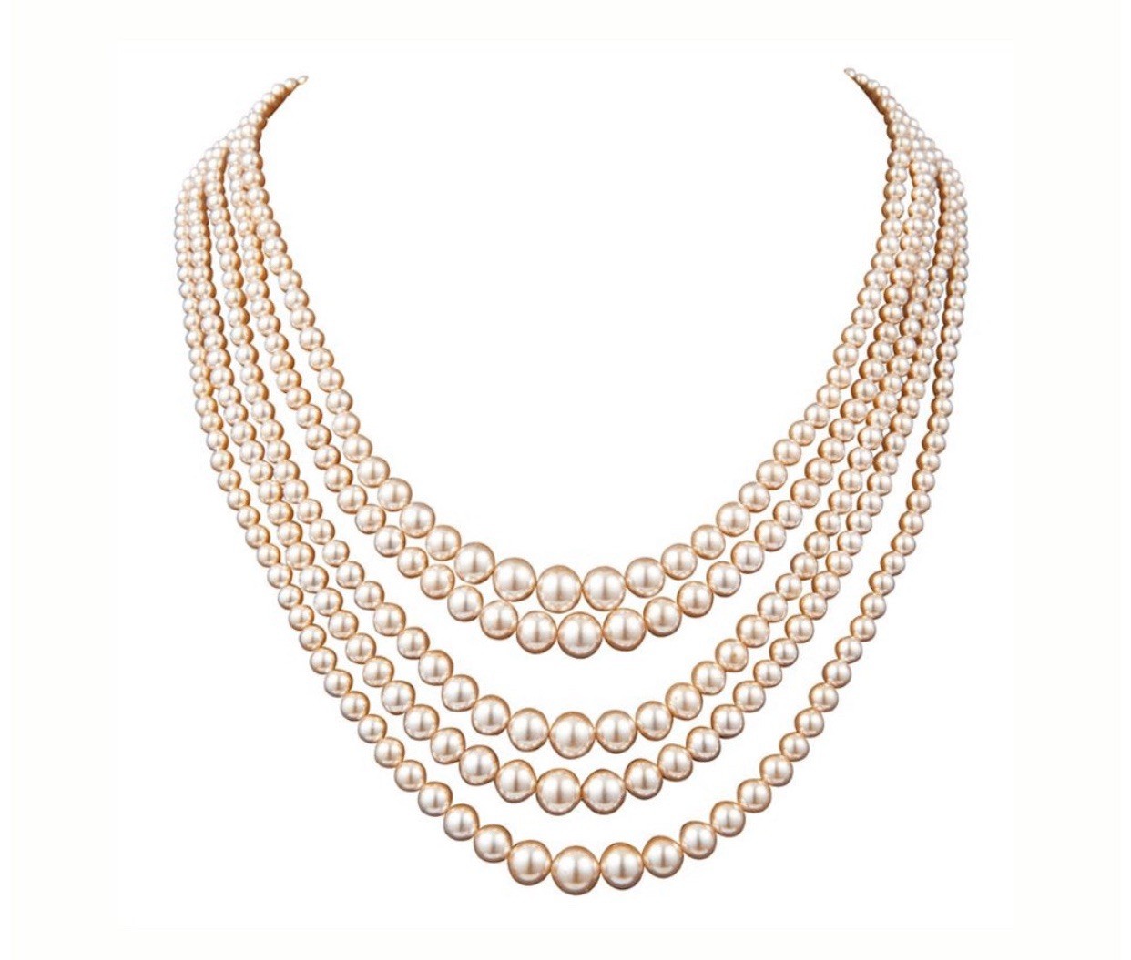 Duchess Kate #Copy’Kate 5-Strand Faux Pearl Necklace | Royalty-Inspired | ASO 🎄