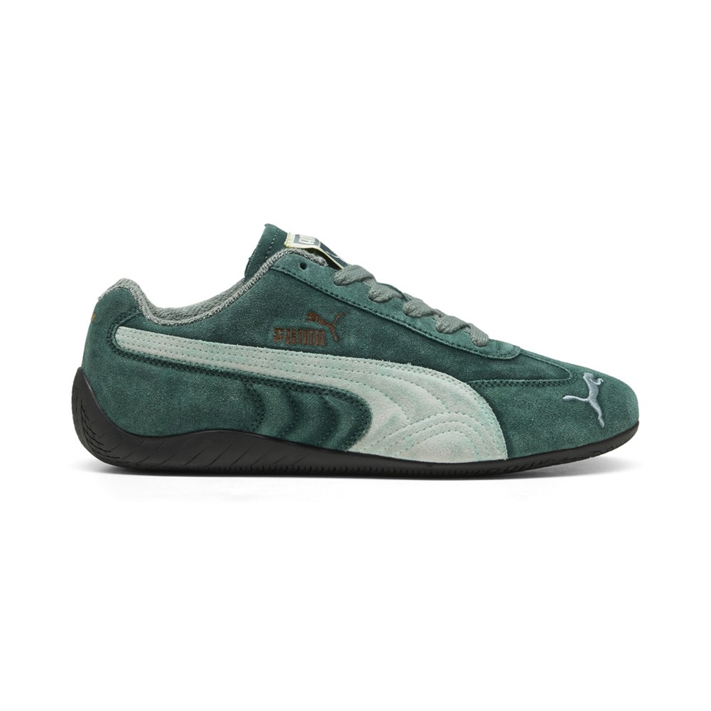 PUMA Speedcat The Neverworn V Lace Up  Mens Green Sneakers Casual Shoes 40153201