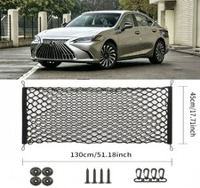 Rear Trunk Bed Envelope Mesh Cargo Net 51.18x17.71 For Lexus Es350 2007-2018