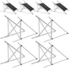 45 Inch 4 Sets Solar Panel Mounting Brackets Kit 0-90 Adjustable Solar Panel Til