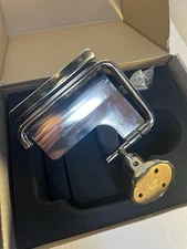 Jado New Haven Hooded Tissue Holder – Platinum Nickel, New in Box