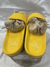 Shoes Yellow Box Bellenos Yellow Slide Sandals For Women For