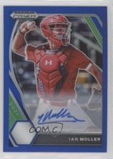 2021 Panini Prizm Draft Picks Blue Prizm Auto 4/99 Ian Moller #PDP103 Auto 0p0