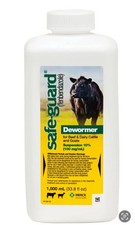 Safe-Guard Dewormer Suspension Cattle  Sheep Dewormer 33.8 fl oz / 1000mL
