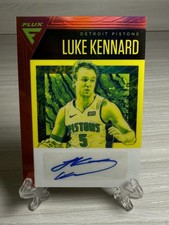 Detroit Pistons Luke Kennard Auto Card NBA Basketball Panini Flux Prizm 2019-20