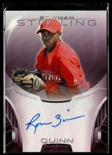 2013 BOWMAN STERLING PINK /99 AUTO ROMAN QUINN PHILLIES
