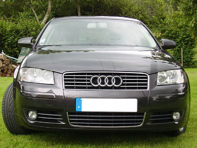 Moulure de calandre supérieure chrome brillant pour Audi A4 berline