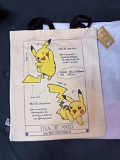 Pokémon x Natural History Museum Pikachu Tote Bag - In hand with Dust bag