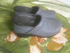 Dansko Professional Women's Blue Leather Clogs 40 US 10-10.5 Slip On Comfort EUC — photo 3
