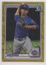 2020 Bowman Chrome Prospects Gold Shimmer Refractor 7/50 Briam Campusano ow6