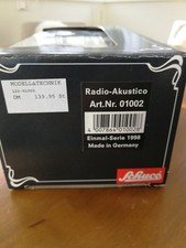 Schuco 01002 Radio Akustico Komplett in OVP mit Schlüssel und Beschreibung. RAR