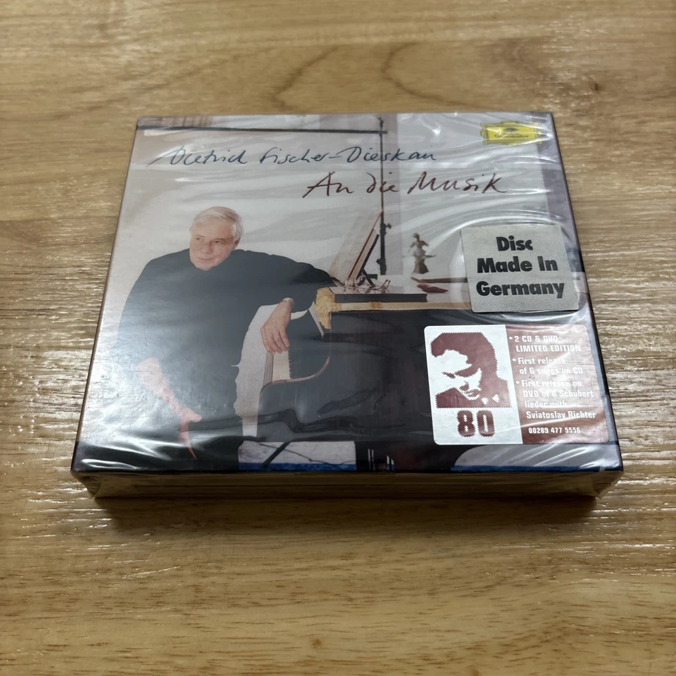 Dietrich Fischer-Dieskau - An Die Musik (CD, DVD, 2005, 3 Disc) New Sealed Foto 2 de 4