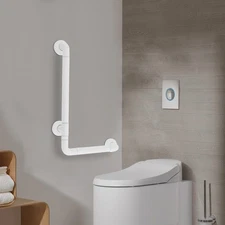 L-shaped Bathroom Safety Bar Stainless Steel Handicap Grab Bar Rail 440 Load