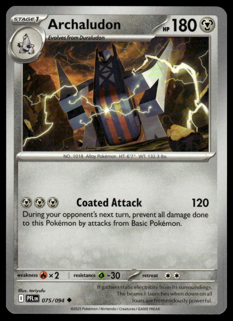 Pokemon Phantasmal Flames #075/094 Archaludon