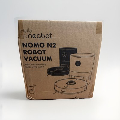 Neabot NOMO N2 Robot Vacuum And Mop Self Emptying NOMO-N2 Black Refurbished