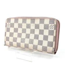 Louis-Vuitton Damier Azur Wallet Zippy Long Purse N60019 Authentic From Japan