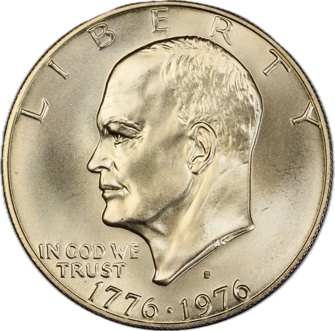 1976-S $1 Eisenhower Ike Dollar Choice Uncirculated Silver US