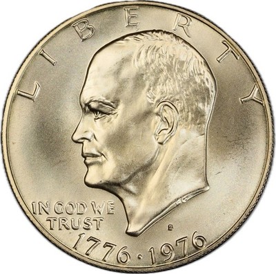 1976-S $1 Eisenhower Ike Dollar Choice Uncirculated Silver US