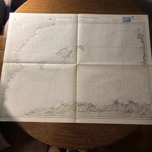 1968 Mediterranean Sea Cabi De Palos And Cap Genes To Sardinia including the Bal