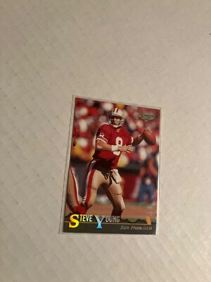 San Francisco 49ers Steve young 1995 classic assets football card see scan