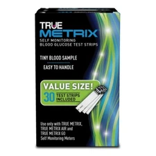 TRUE METRIX TEST STRIP CASH 30CT