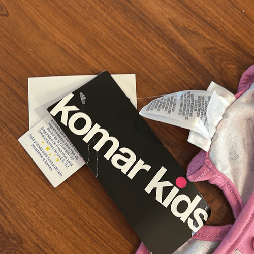 NWT Komar Kids unicorn pink flannel nightgown long sleeve size 7/8M - Picture 2 of 4